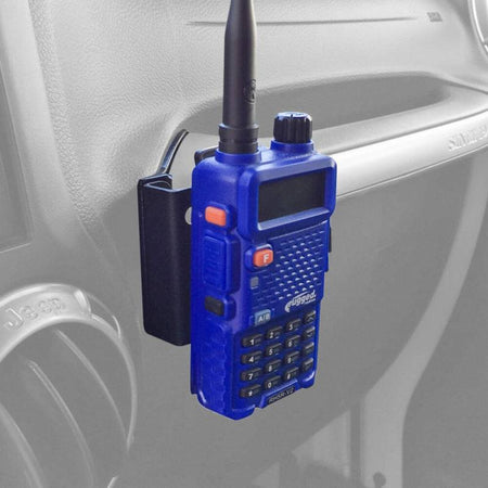 Rugged Radios Handheld Radio Grab Bar Mount for Jeep JK and JL - Fits R1 / V3 / GMR2 / RH-5R radios - JK - Radio-Only Mount