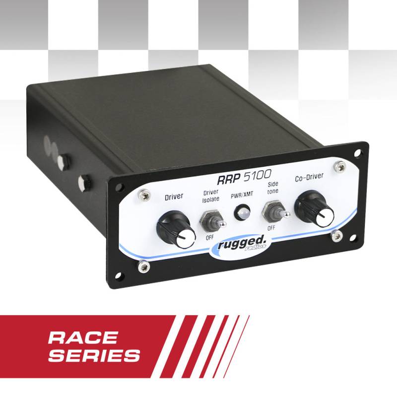 Rugged Radios RRP6100 PRO Race Series 2 Person Intercom - DSP Chips