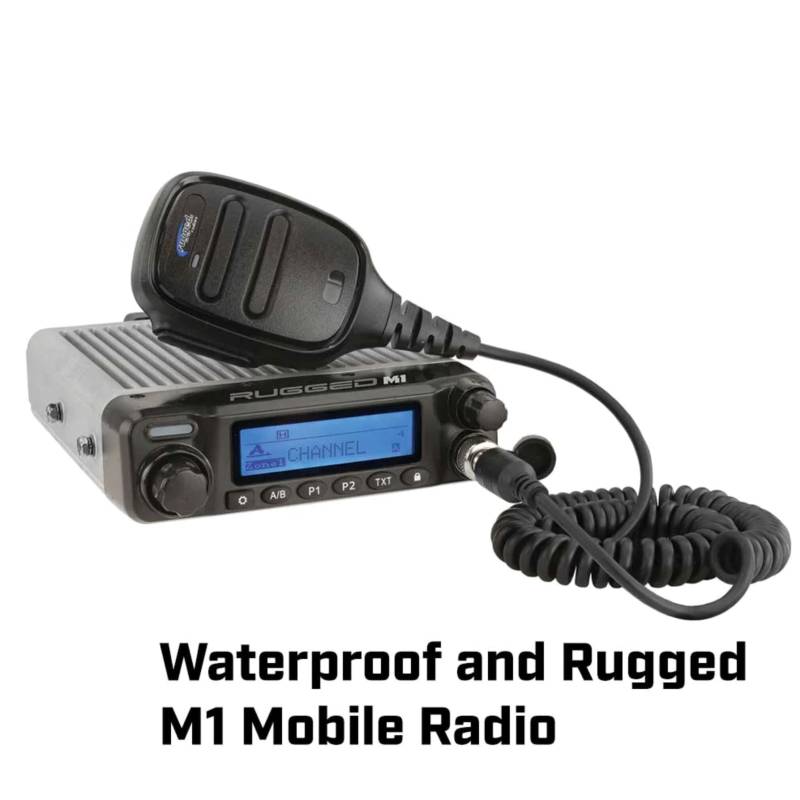 Rugged Radios 2 Person STX STEREO Bluetooth Intercom and M1 Waterproof Rugged Radios Radio