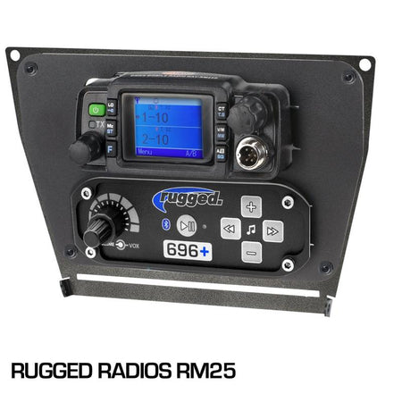 Rugged Radios Polaris RZR PRO XP, RZR Turbo R, and RZR PRO R Dash Mount Radio and Intercom - Rugged Radios GMR25