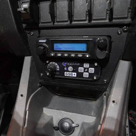 Rugged Radios Polaris RZR PRO XP, RZR Turbo R, and RZR PRO R Dash Mount Radio and Intercom - Kenwood TK7360