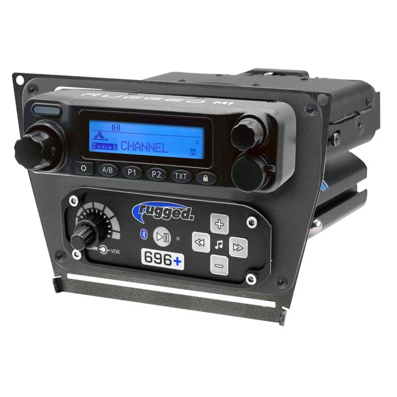Rugged Radios Polaris PRO/R - Turbo R - Pro XP - Dash Mount - STX STEREO - Business Band - Alpha Audio Helmet Kits