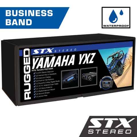 Rugged Radios Yamaha YXZ STX STEREO Complete UTV Communication Kit - Alpha Audio Helmet Kits