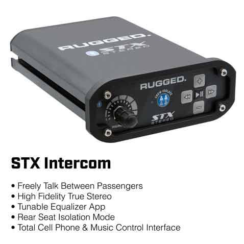 Rugged Radios Honda Talon STX STEREO Complete UTV Communication Intercom Kit - Alpha Audio Helmet Kits