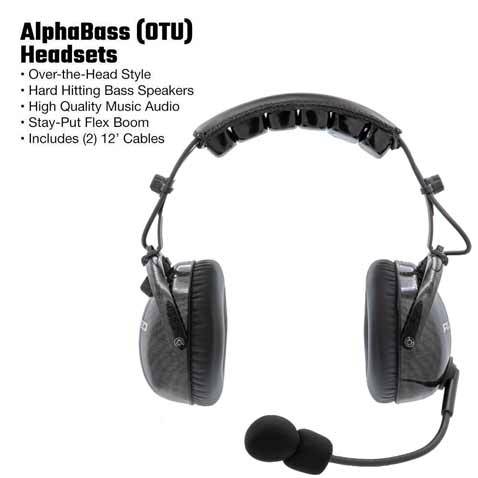 Rugged Radios Honda Talon STX STEREO Complete UTV Communication Intercom Kit - Alpha Audio Helmet Kits