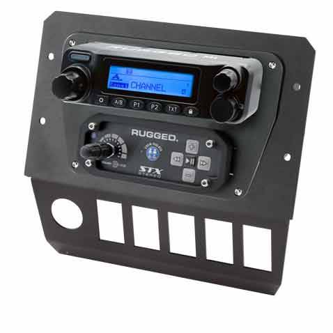 Rugged Radios Polaris General - Dash Mount - STX STEREO - Business Band - Alpha Audio Helmet Kits