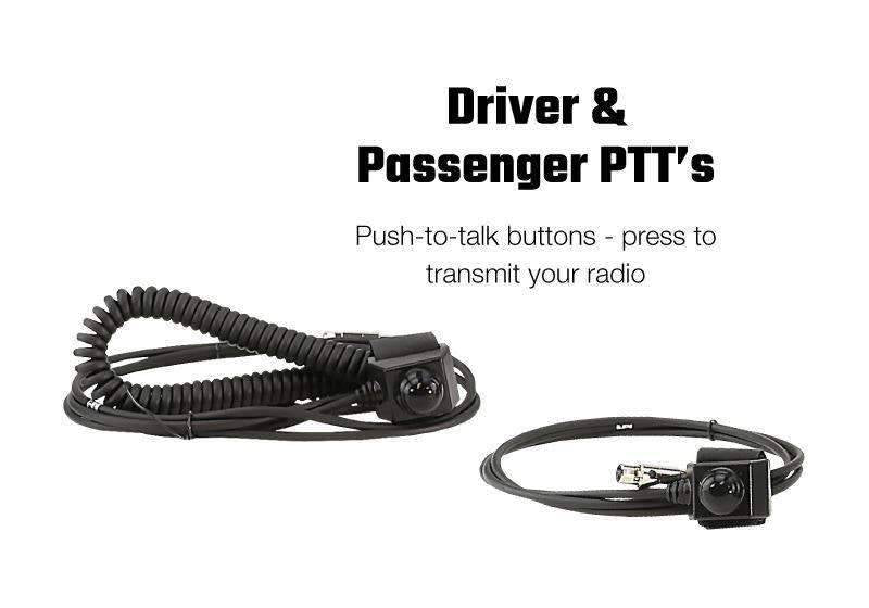 Rugged Radios Can-Am Commander - Dash Mount - STX STEREO - Business Band - Helmet Kits