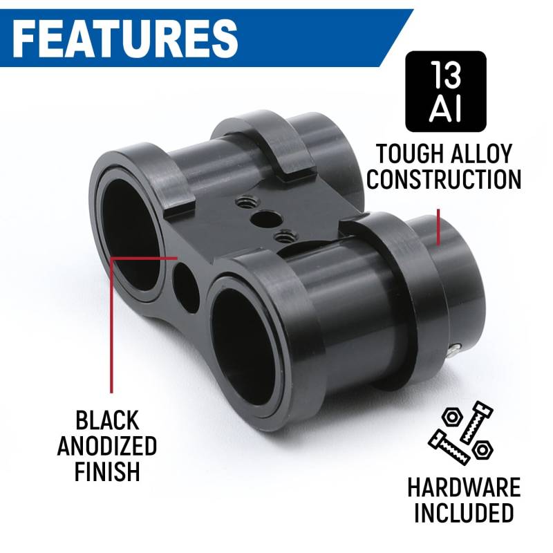 Rugged Radios Dual Headset or Helmet STX STEREO Jack - Bar Mount