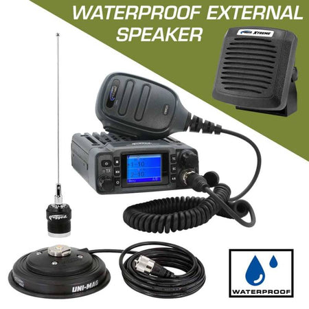 Rugged Radios Adventure Radio Kit - GMR25 Waterproof GMRS and External Speaker