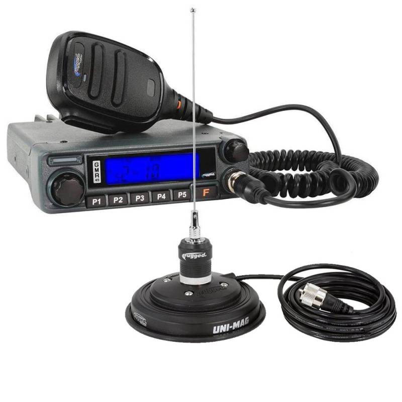 Rugged Radios Adventure Radio Kit - GMR45 Powerful GMRS and External Speaker