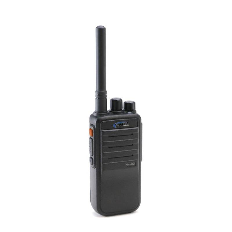 Rugged Radios RDH16 UHF Business Band Handheld Radio BUNDLE - 18 Handheld UHF Radios and 3 Bank Chargers