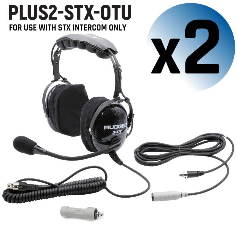 Rugged Radios Expand to 4 Place - STX Headset Expansion Kits - STX - Stereo Behind The Head