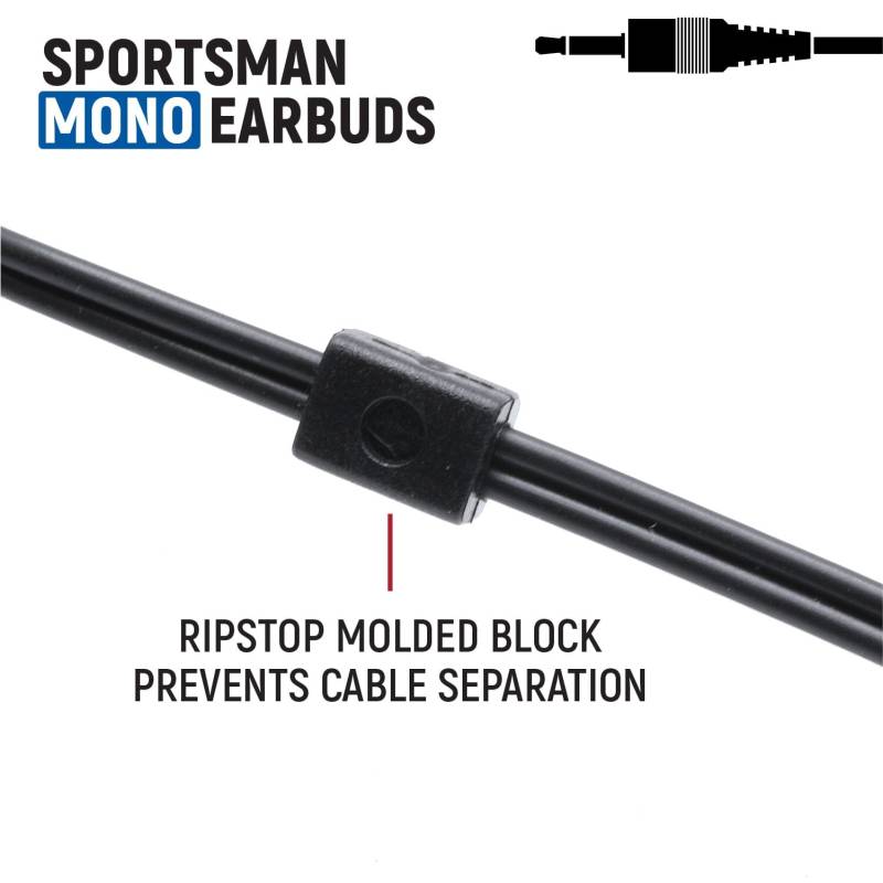 Rugged Radios Sportsman Foam Earbud Speakers - Mono
