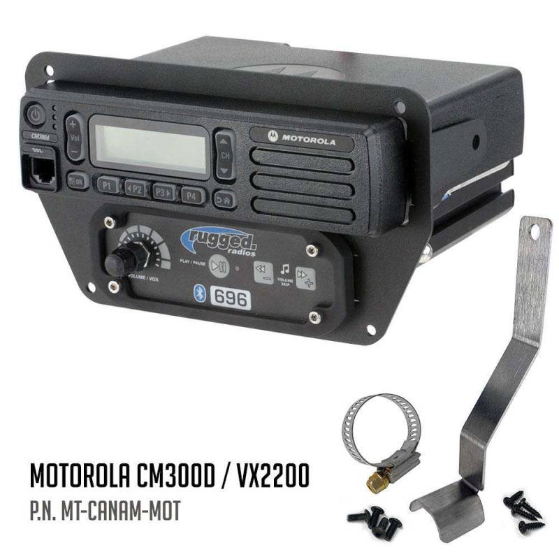 Rugged Radios Can-Am Commander Intercom and Radio Mount - Icom F5021
