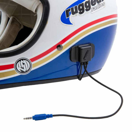 Rugged Radios SUPER SPORT Wired Helmet Kit - Alpha Audio Speakers & Mic
