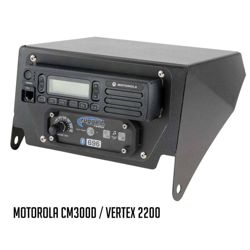 Rugged Radios Can-Am X3 Multi-Mount Kit - Top Mount - for Rugged Radios UTV Intercoms and Radios - Motorola CM300D / Vertex 2200
