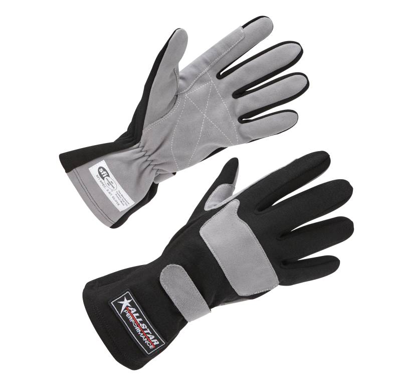 Allstar Performance Racing Gloves - Black/Gray
