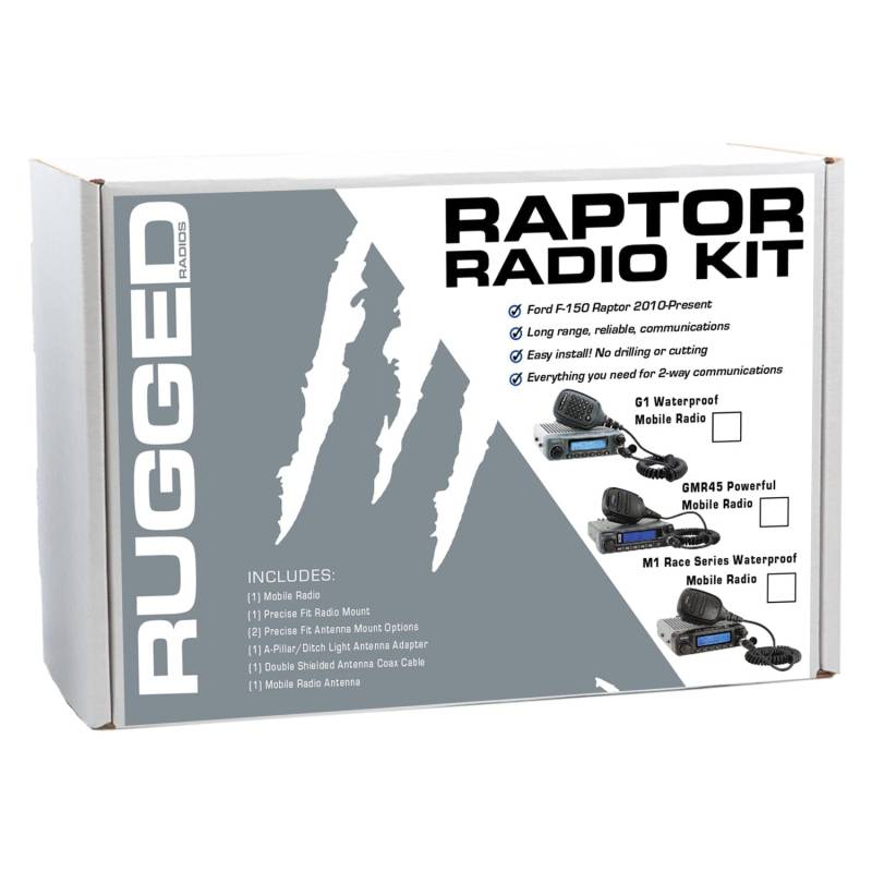 Rugged Radios Ford Raptor Two-Way Mobile Radio Kit - 41 Watt - G1 Waterproof