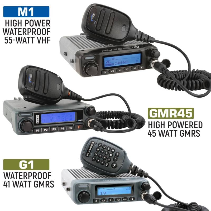 Rugged Radios Ford Raptor Two-Way Mobile Radio Kit - 41 Watt - G1 Waterproof