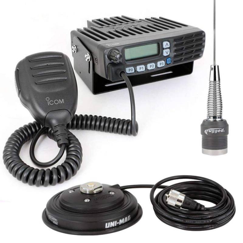 Rugged Radios Radio Kit - Icom F5021 Business Band Mobile Radio with Antenna - Analog Only