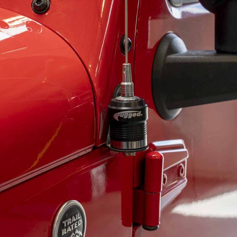 Rugged Radios Jeep Wrangler JK and JKU Two-Way GMRS Mobile Radio Kit - JK 2-Door 11-18 Jeep - 41 Watt - G1 Waterproof Radio