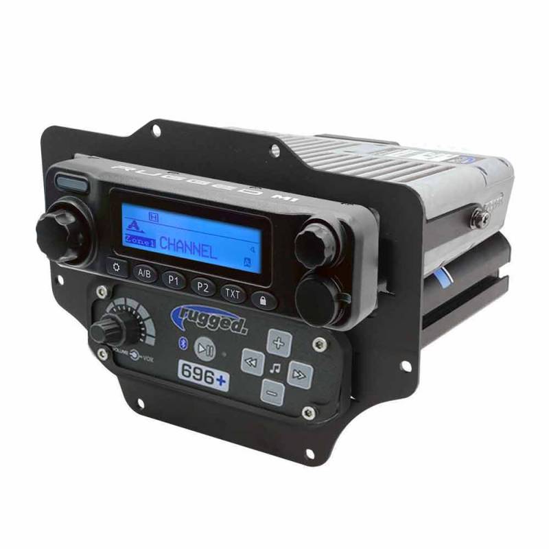 Rugged Radios Honda Talon Complete Communication Kit with Intercom and 2-Way Radio - 696 PLUS Intercom - G1 GMRS Radio