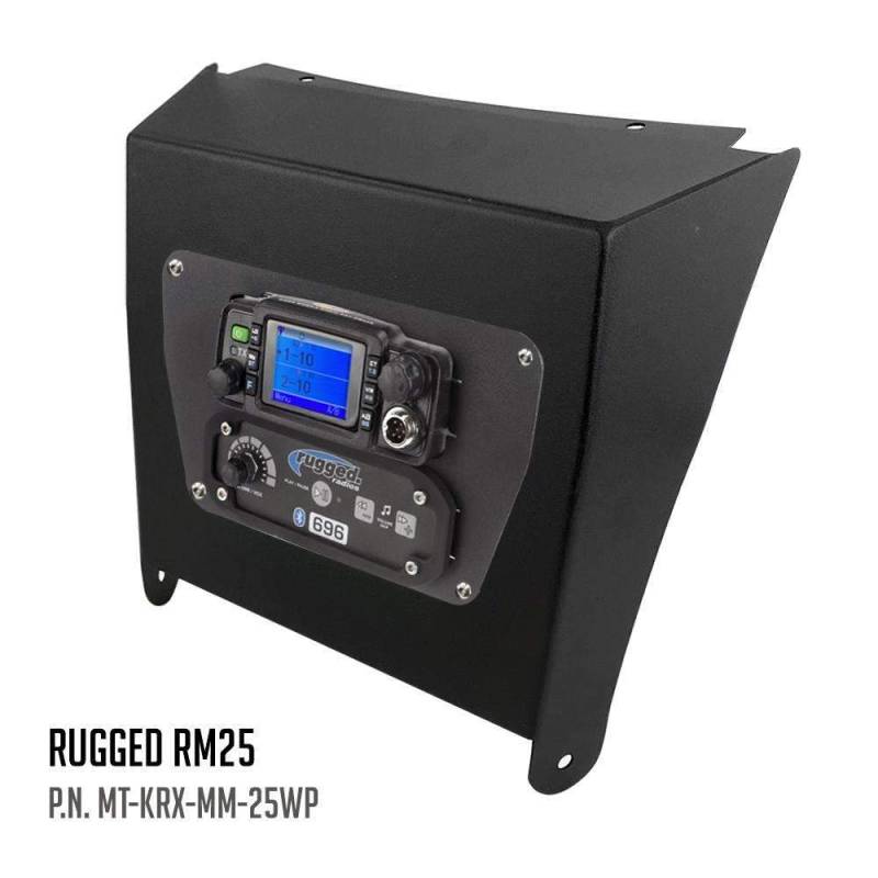 Rugged Radios Kawasaki KRX Multi-Mount Kit for M1 / G1 / RM45 / RM60 / GMR45 Radio and Rugged Radios Intercom
