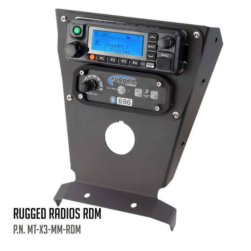 Rugged Radios Can-Am X3 Multi-Mount Kit for Rugged Radios UTV Intercoms and Radios