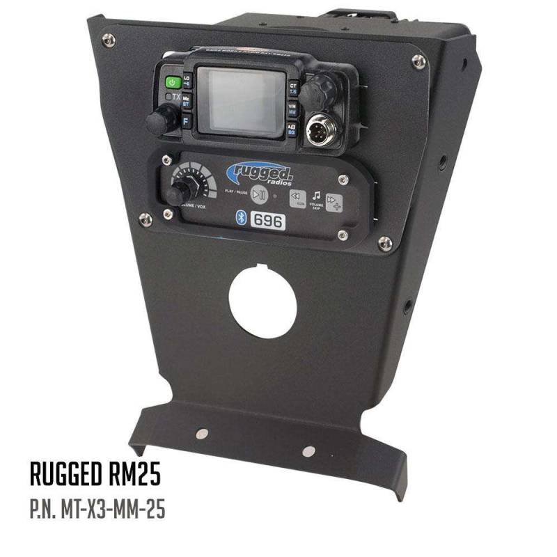 Rugged Radios Can-Am X3 Multi-Mount Kit for Rugged Radios UTV Intercoms and Radios