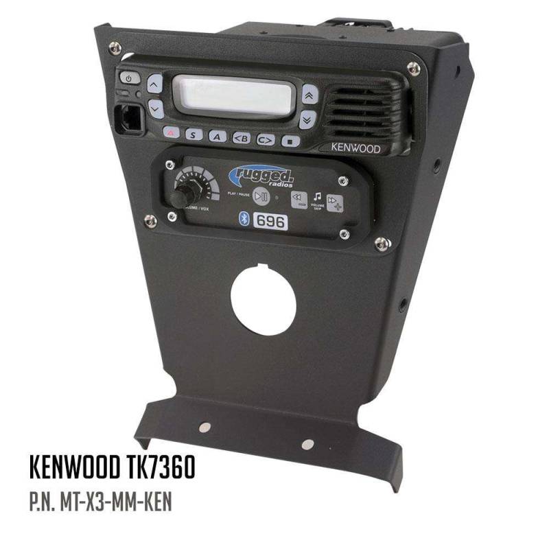 Rugged Radios Can-Am X3 Multi-Mount Kit for Rugged Radios UTV Intercoms and Radios