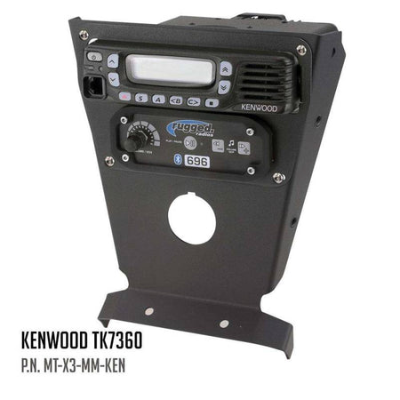 Rugged Radios Can-Am X3 Multi-Mount  Kit for Rugged Radios UTV Intercoms and Radios - Rugged Radios M1/G1/RM45/RM60/GMR45 with Switch Holes