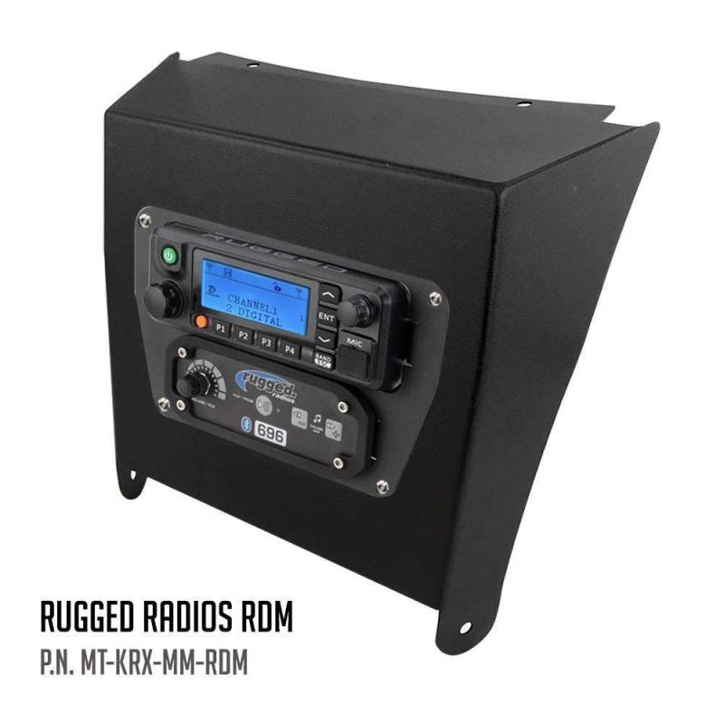 Rugged Radios Kawasaki KRX Multi-Mount Kit for M1 / G1 / RM45 / RM60 / GMR45 Radio and Rugged Radios Intercom