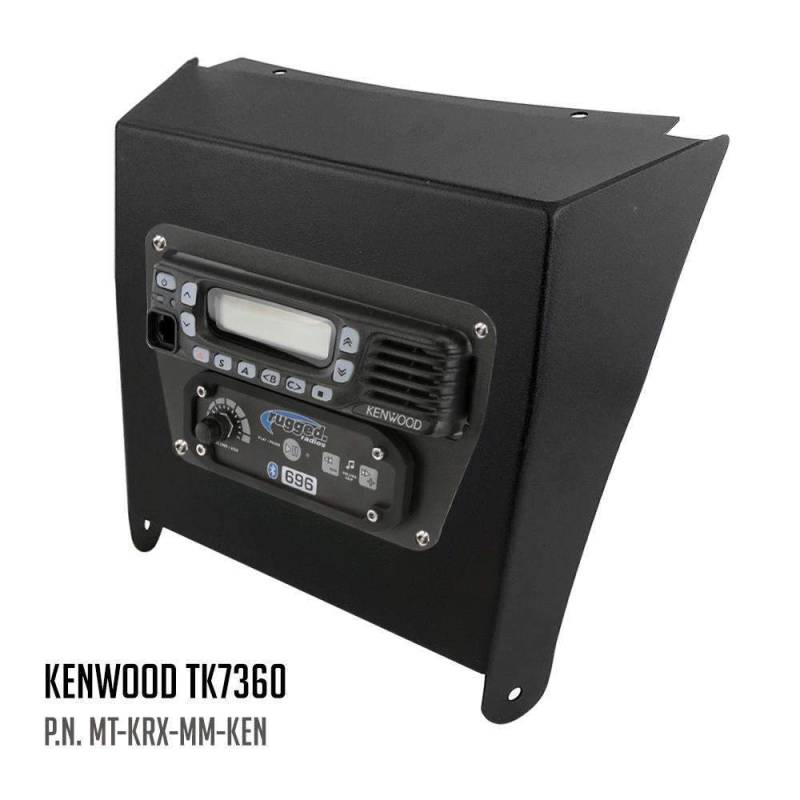 Rugged Radios Kawasaki KRX Multi-Mount Kit for M1 / G1 / RM45 / RM60 / GMR45 Radio and Rugged Radios Intercom - Rugged Radios M1/G1/RM45/RM60/GMR45 with Switch Holes
