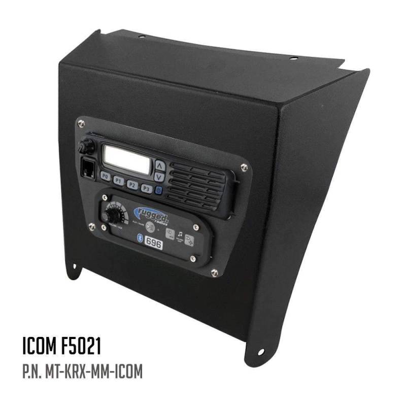 Rugged Radios Kawasaki KRX Multi-Mount Kit for M1 / G1 / RM45 / RM60 / GMR45 Radio and Rugged Radios Intercom