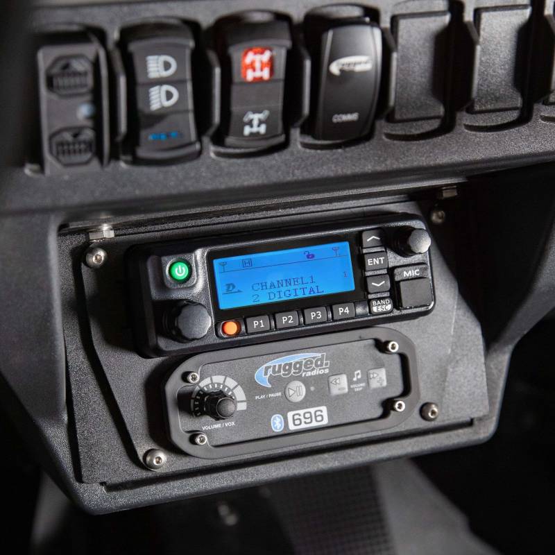 Rugged Radios Polaris XP1 Mount Kit for M1 / G1 / RM60 / GMR45 Radio and Rugged Radios Intercom