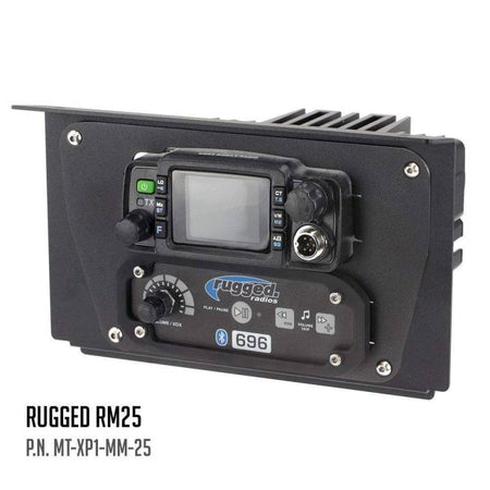 Rugged Radios Polaris XP1 Mount Kit for M1 / G1 / RM60 / GMR45 Radio and Rugged Radios Intercom - Rugged Radios M1/G1/RM45/RM60/GMR45 with Switch Holes