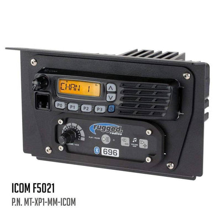 Rugged Radios Polaris XP1 Mount Kit for M1 / G1 / RM60 / GMR45 Radio and Rugged Radios Intercom - Rugged Radios M1/G1/RM45/RM60/GMR45 with Switch Holes