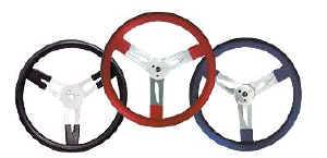 QuickCar Aluminum Steering Wheel 17" - Black