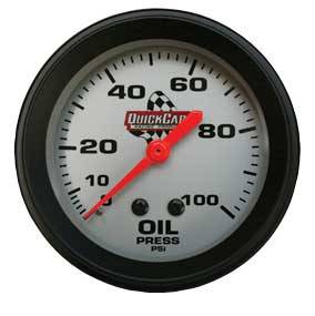 QuickCar Oil Pressure Gauge - 0-100 PSI