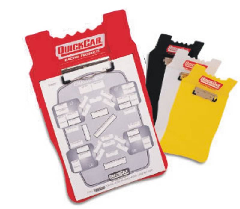 QuickCar Acrylic Clipboard - Black