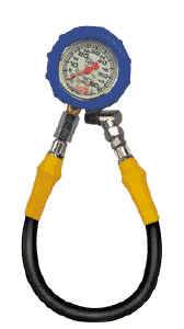 QuickCar 0-20 PSI Glow-In-The-Dark Tire Pressure Gauge