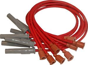 MSD Custom Fit Super Conductor Spark Plug Wire Set - (Red)