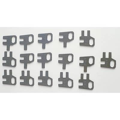 Isky Cams Adjustable Guide Plates - SB Chevy - Set of 8