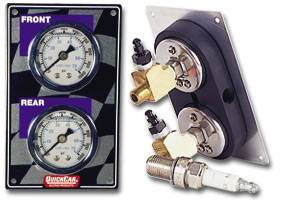 QuickCar Mini Brake Bias Vertical Gauge Panel  Light Weight 1-1/2"