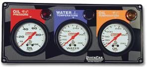 QuickCar 3 Gauge Panel - OP/WT/OT