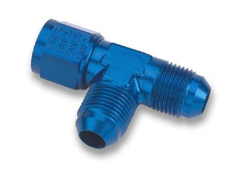 Earl's AN Tee Adapter - Female Swivel On Run -12 AN