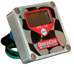 QuickCar Quick Tachometer Digital LCD Recall Tachometer