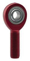 FK Rod Ends ALRSM Series Aluminum Rod End - 1/2 in Bore - 5/8-18 in LH Male Thread - PTFE Lined - Red Anodized