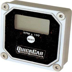 QuickCar QuickTach Digital LCD Recall Tachometer - Black