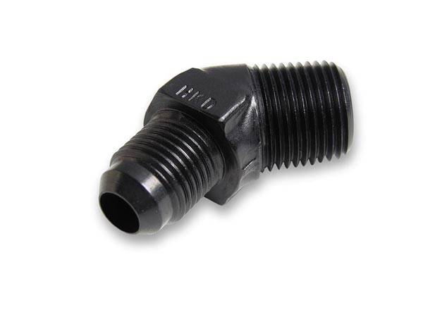 Earl's Ano Tuff 45 Pipe Thread to AN Adapter -6 AN to 1/2" NPT